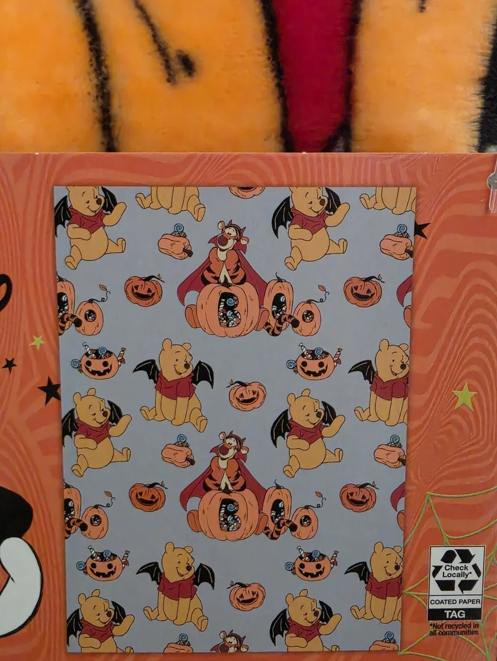 Disney Winnie The Pooh Halloween Plush Throw Blanket Bat Wings Pumpkin